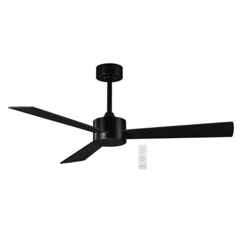 Primo Ανεμιστήρας Οροφής PRCF-80618 (800618) 130cm με Τηλεχειριστήριο Μαύρος 