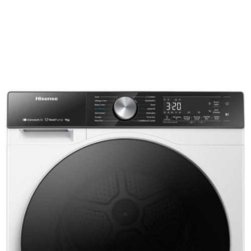 Hisense Στεγνωτήριο Ρούχων με Αντλία Θερμότητας DH5S902BW (9kg A+++)