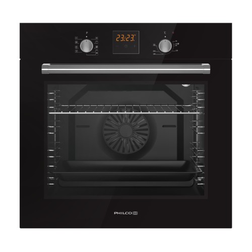 Philco Εντοιχιζόμενος Φούρνος Ανω Πάγκου PBO-1080G 80Lt Black Glass