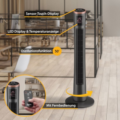 First Austria Ανεμιστήρας Δαπέδου Πύργος FA-5560-5-GR (199231-0017) 40W