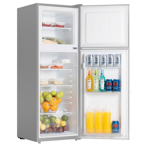 Morris Ψυγείο Δίπορτο T72132ETD 132lt Υ125xΠ45xΒ49εκ. Inox