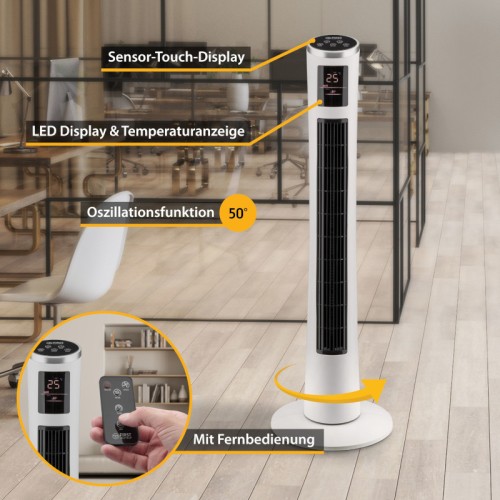 First Austria Ανεμιστήρας Δαπέδου Πύργος FA-5560-5-WI (199231-0018) 40W