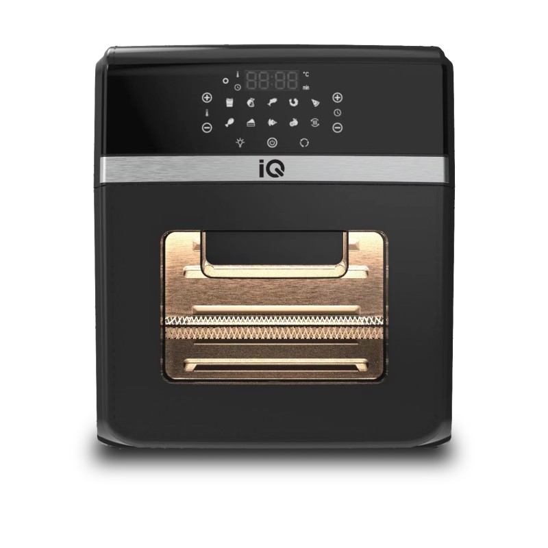 IQ Φριτέζα Αέρος AF-006 με Κάδο 12lt 1800W Μαύρη
