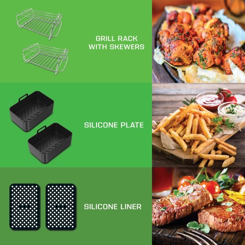 Rohnson Σετ Αξεσουαρ για Φριτέζες Αέρος AFK05 8τμχ