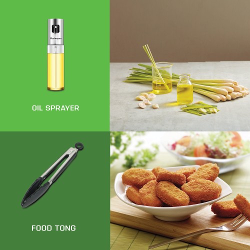 Rohnson Σετ Αξεσουαρ για Φριτέζες Αέρος AFK05 8τμχ