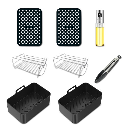 Rohnson Σετ Αξεσουαρ για Φριτέζες Αέρος AFK05 8τμχ