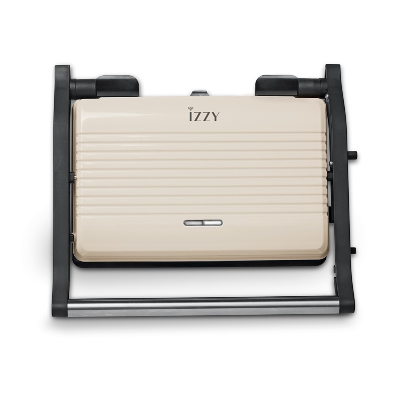 Izzy Σαντουϊτσιέρα Panini Vintage IZ-2025 (224336) Creme για 2 Τοστ 1000W
