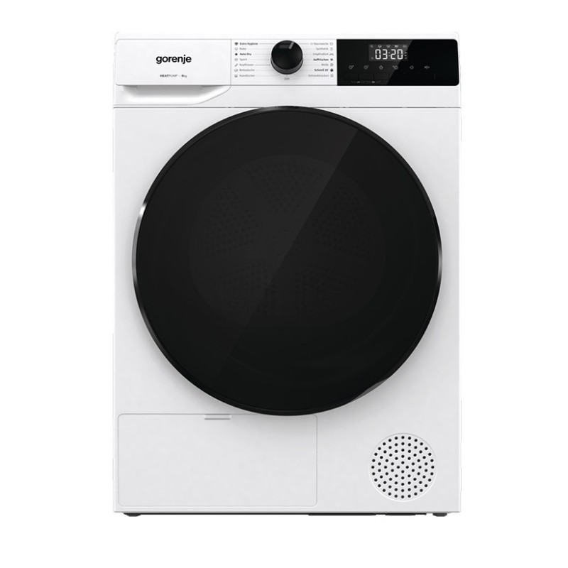 Gorenje Στεγνωτήριο Ρούχων με Αντλία Θερμότητας DHNA93 20012844 (9kg A+++)