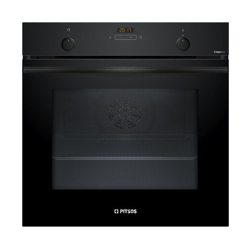 Pitsos Εντοιχιζόμενος Φούρνος Ανω Πάγκου PH33M41B3 71lt Μαύρος