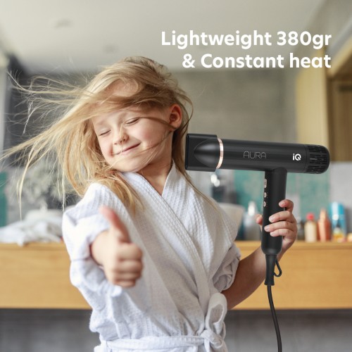IQ Σεσουάρ Μαλλιών Επαγγελματικό Aura Ionic HD-1275 1900W