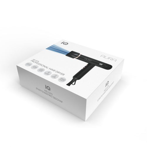 IQ Σεσουάρ Μαλλιών Επαγγελματικό Aura Ionic HD-1275 1900W