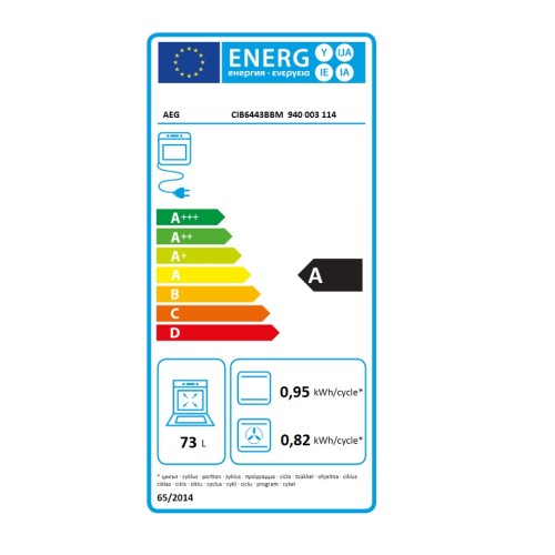 AEG Κουζίνα Επαγωγική CIB6443BBM Inox