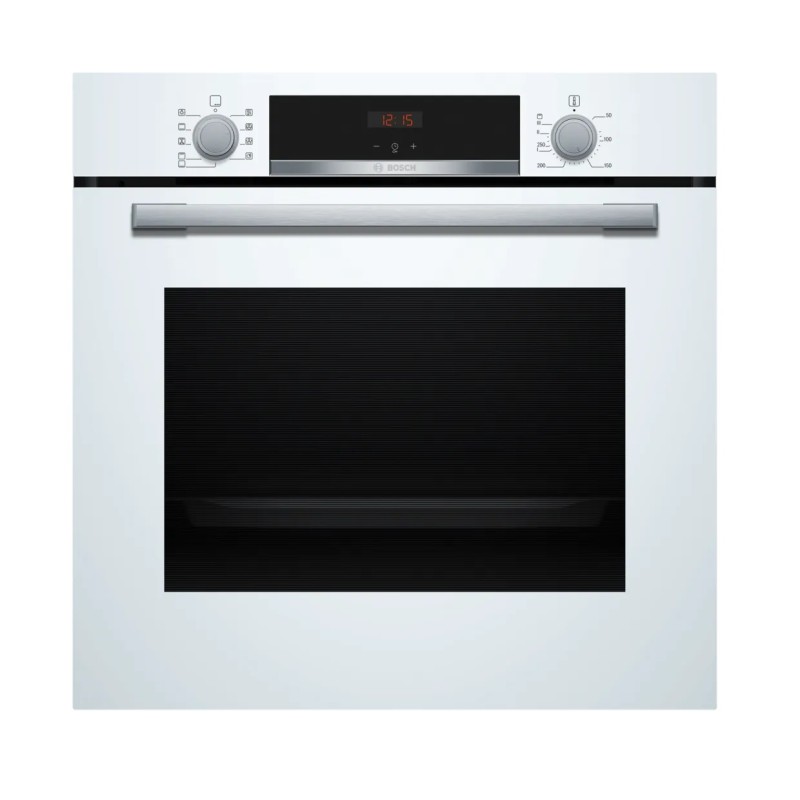 Bosch Εντοιχιζόμενος Φούρνος Ανω Πάγκου HBA534BW3 71lt Λευκός
