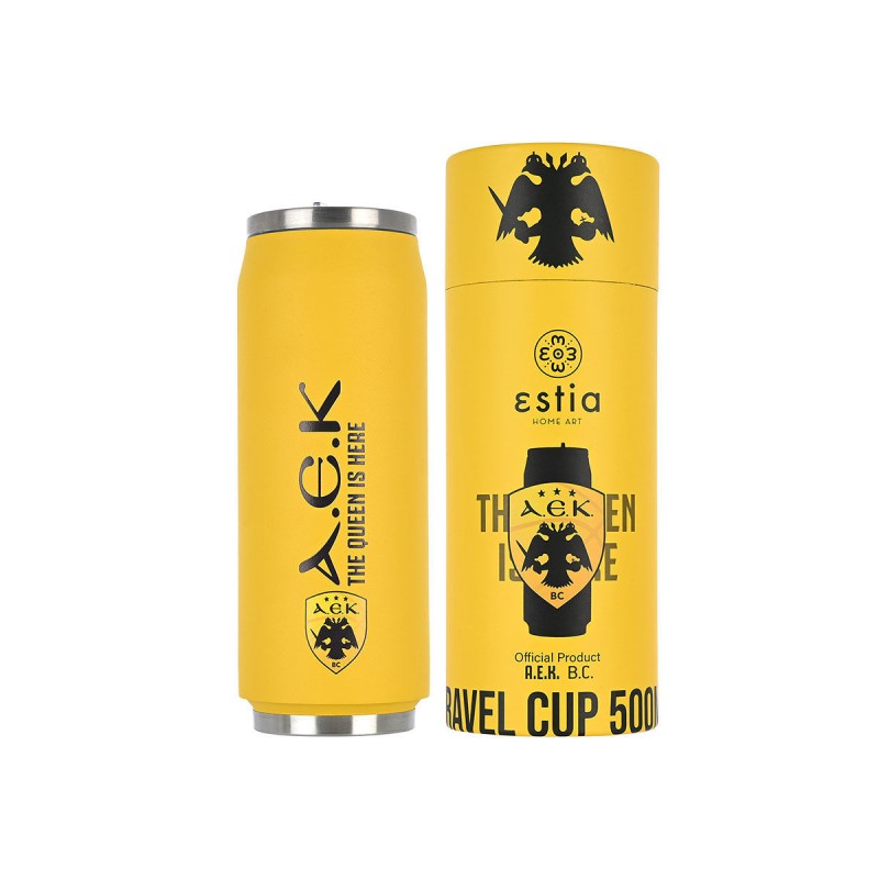 Estia ESTIA ΘΕΡΜΟΣ TRAVEL CUP AEK BC EDITION 500ml