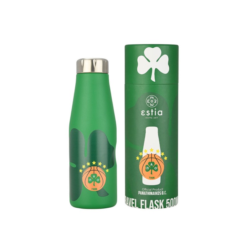 Estia ESTIA ΘΕΡΜΟΣ TRAVEL FLASK PANATHINAIKOS BC EDITION 500ml