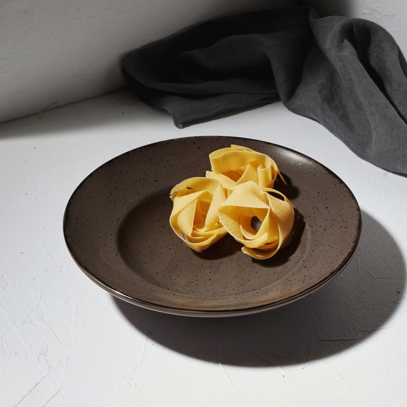 Estia ESTIA ΠΙΑΤΟ ΖΥΜΑΡΙΚΩΝ TERRA ΠΟΡΣΕΛΑΝΙΝΟ 27cm GREY