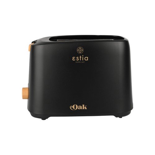 Estia Φρυγανιέρα OAK 2 ΘΕΣΕΩΝ 700w ΜΕ 7 ΕΠΙΠΕΔΑ ΨΗΣΙΜΑΤΟΣ ΜΑΥΡΗ