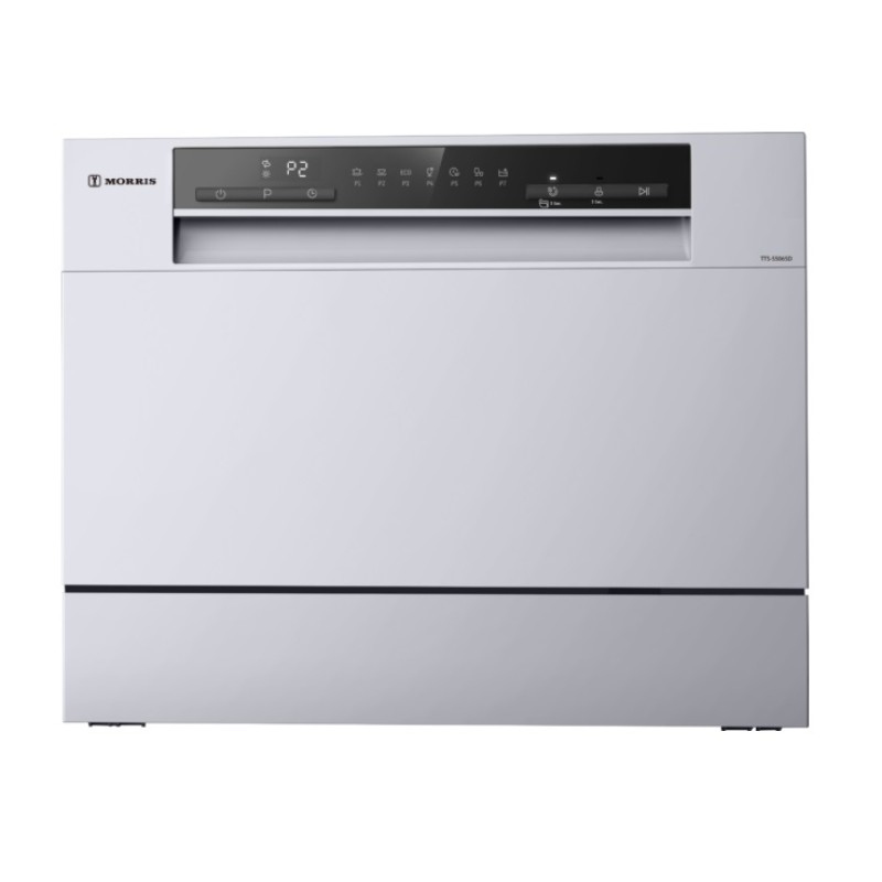 Morris Επιτραπέζιο Πλυντήριο Πιάτων TTS-55065D για 6 Σερβίτσια Π55xY43,8εκ Ασημί