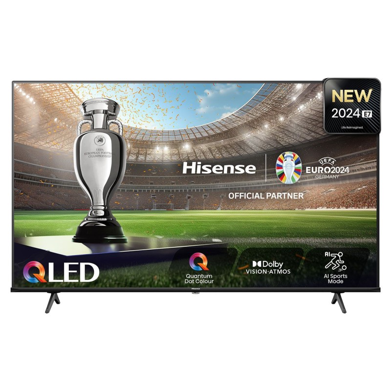 Hisense Τηλεόραση Smart 43E7NQ 4K UHD QLED 43''