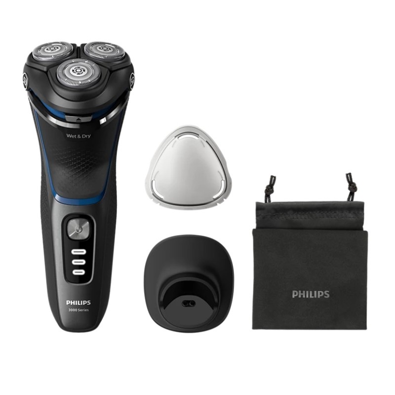 Philips Ξυριστική Μηχανή Προσώπου Επαναφορτιζόμενη Series 3000 S3344/13