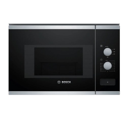 Bosch Εντοιχιζόμενος Φούρνος Μικροκυμάτων BFL520MS0 20lt Inox