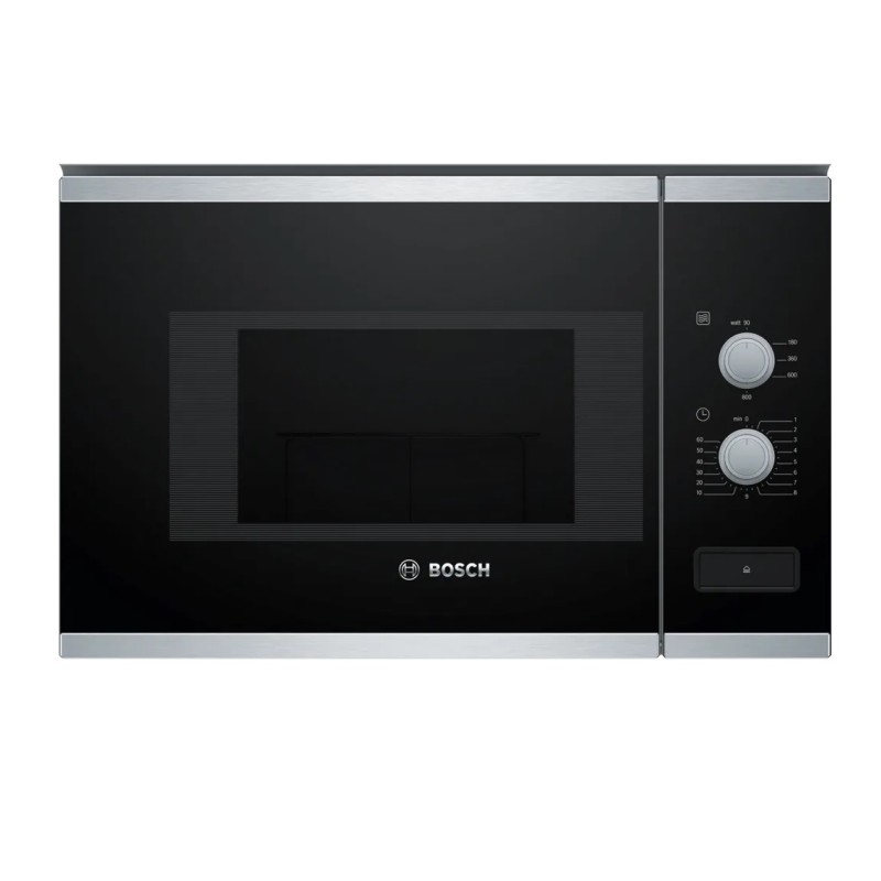 Bosch Εντοιχιζόμενος Φούρνος Μικροκυμάτων BFL520MS0 20lt Inox
