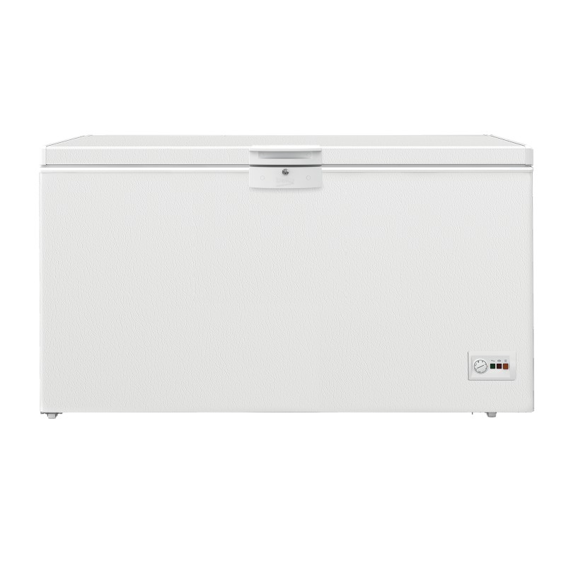 Beko Καταψύκτης Μπαούλο HSM46740 451lt Υ86xΠ155,5xΒ67,5εκ. Λευκός