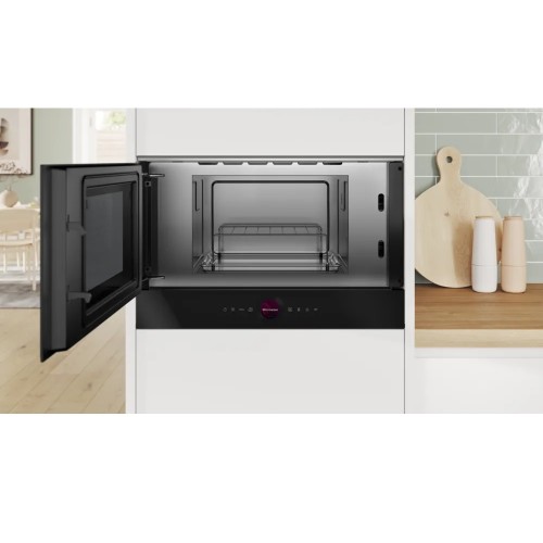 Bosch Εντοιχιζόμενος Φούρνος Μικροκυμάτων BEL7321B1 21lt Μαύρος