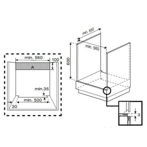 Beko Εντοιχιζόμενος Φούρνος Ανω Πάγκου BBIE12100XC 66Lt Inox