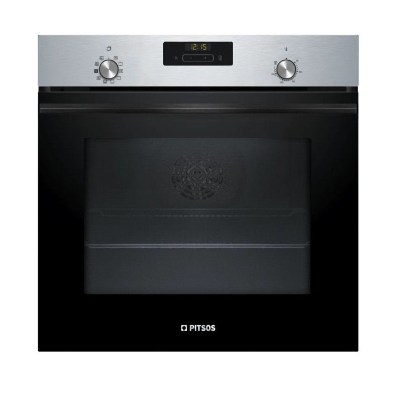 Pitsos Εντοιχιζόμενος Φούρνος Ανω Πάγκου PH22S40X3 71lt Inox