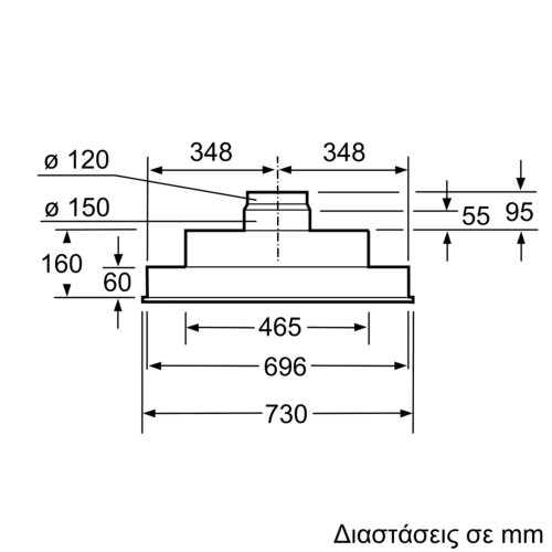 Bosch Μηχανισμός Απορρόφησης DHL755BL 75cm