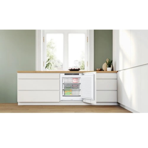 Bosch Εντοιχιζόμενος Όρθιος Καταψύκτης GUN21ADE0 85lt NoFrost Υ82xΠ59.8xΒ54.8εκ.