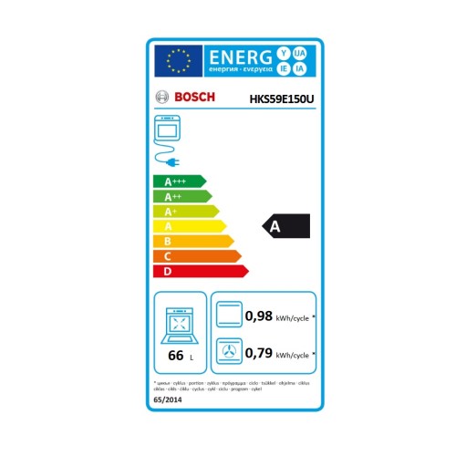 Bosch Κεραμική Κουζίνα HKS59E150U Inox