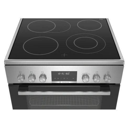 Bosch Κεραμική Κουζίνα HKS79U250 Inox