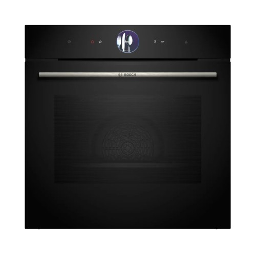 Bosch Εντοιχιζόμενος Φούρνος Ανω Πάγκου HRG7761B1 71lt Μαύρος