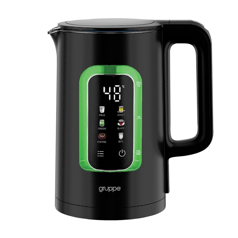 Gruppe Βραστήρας DG-2328-EL 1,5lt 1500W Μαύρος