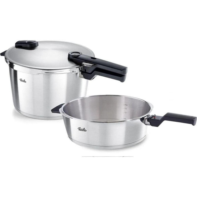 Fissler Χύτρα Ταχύτητας Vitaquick Premium Set Quattro 8lt και 4lt (60281011000)