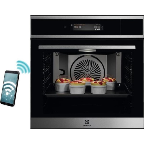 Electrolux Εντοιχιζόμενος Φούρνος Ανω Πάγκου EOA9S31CX 900 SteamPro 70lt Inox