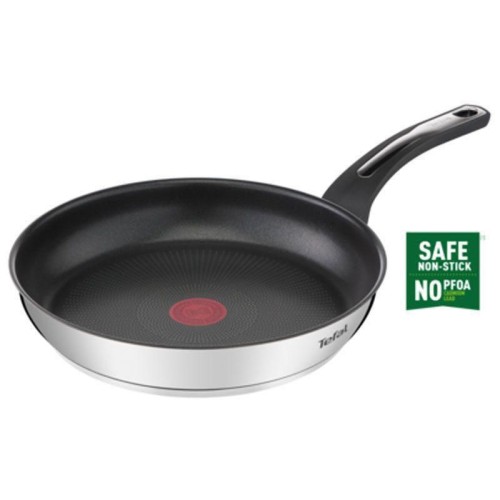 Tefal Τηγάνι Ανοξείδωτο Αντικολλητικό Emotion E30006 Titanium Επίστρωση 28cm