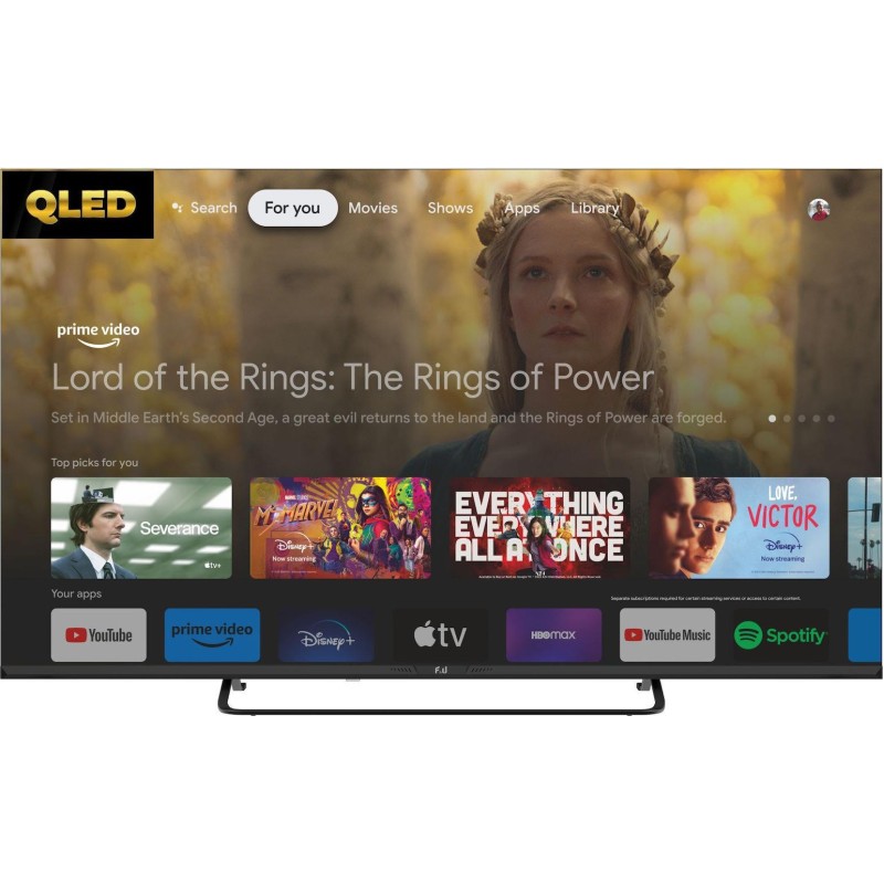 F&U Τηλεόραση QLED Smart  FLG50141QL 4K UHD HDR 50''