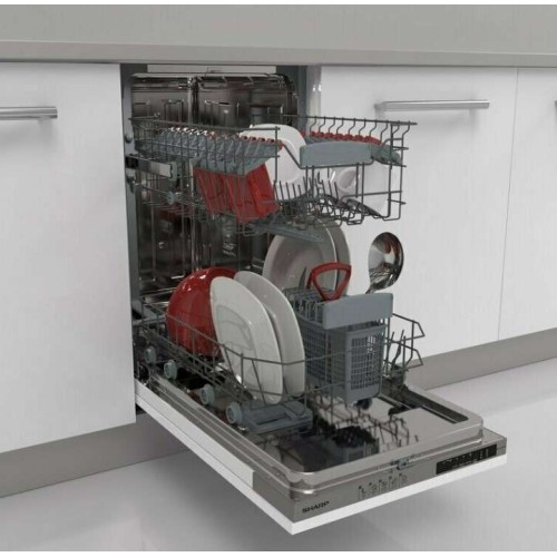 Sharp Πλυντήριο Πιάτων Πλήρως Εντοιχιζόμενο QW-NS14I49EX-EU 