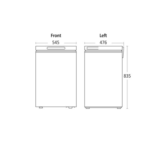 Winstar Καταψύκτης Μπαούλο MB-100 DFE 100Lt