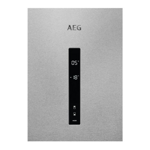 AEG Ψυγειοκαταψύκτης RCB736E7MX 367lt NoFrost Υ201xΠ59.5xΒ65εκ. Inox