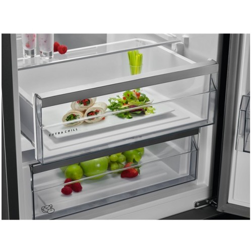 AEG Ψυγειοκαταψύκτης RCB736E7MX 367lt NoFrost Υ201xΠ59.5xΒ65εκ. Inox