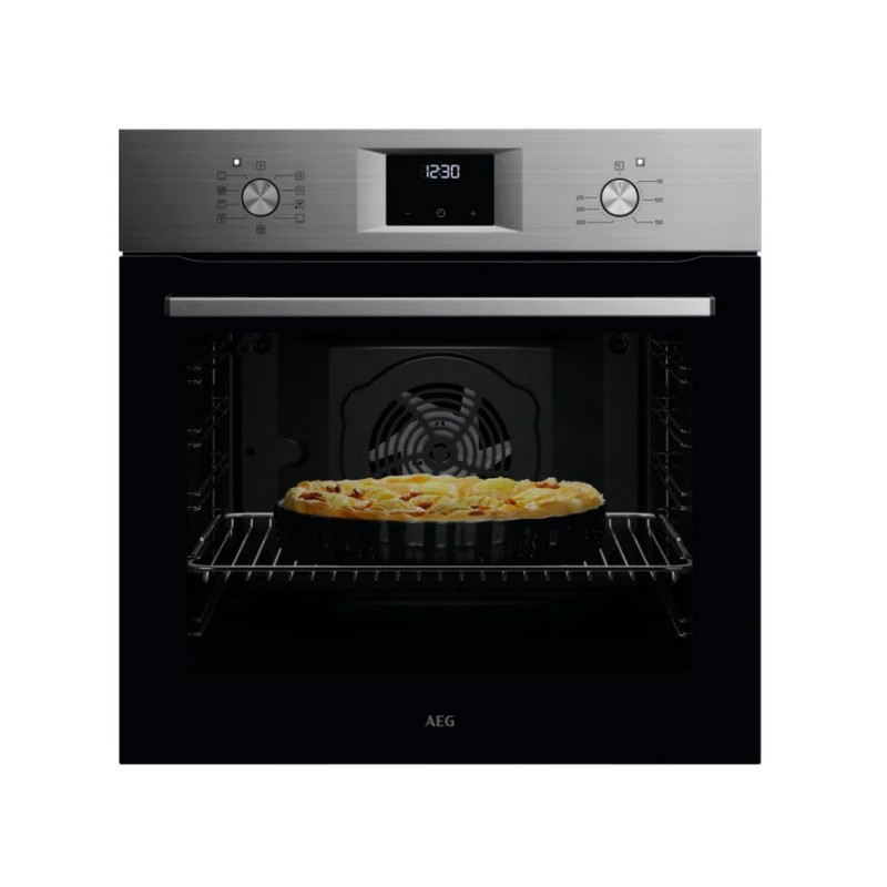 AEG Εντοιχιζόμενος Φούρνος Ανω πάγκου OA5AB21SM SurroundCook 72lt, χωρίς Εστίες, με Ατμό & Υδρόλυση, Α+ Inox