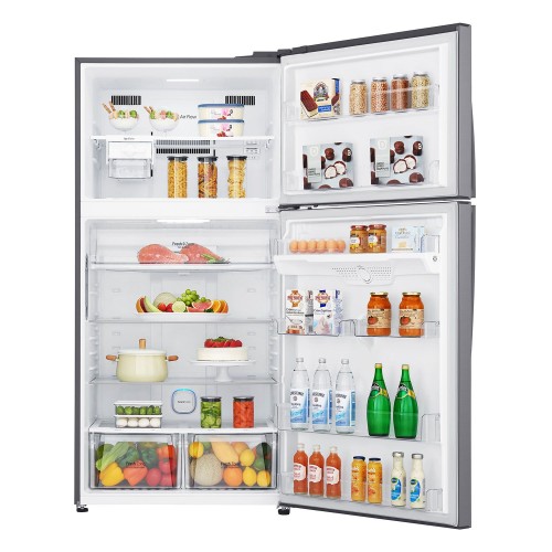 LG Δίπορτο Ψυγείο GTB916PZHED 592lt Full No Frost Υ184xΠ86xΒ73cm Inox