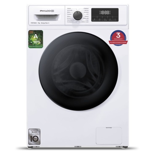 Philco Πλυντήριο Ρούχων PWM814A 8kg 1400 Στροφών