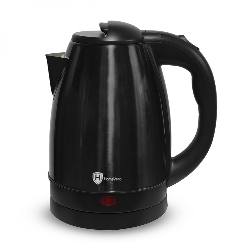 HomeVero Ανοξείδωτος Βραστήρας Nερού HV-BSSK1.7 1.7L 1500W Μαύρο