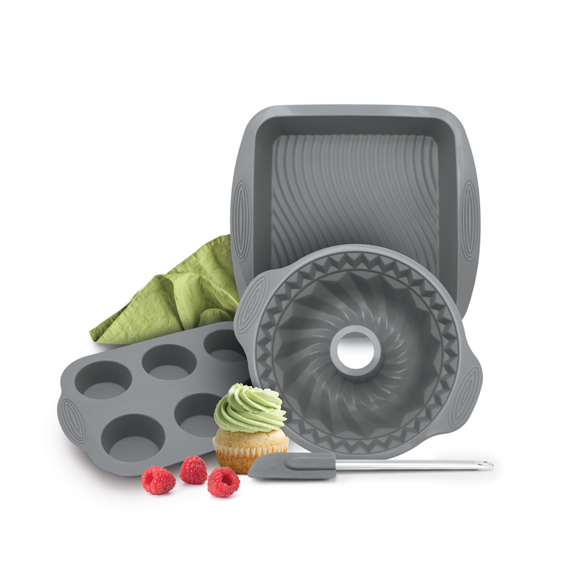 Izzy Σετ Σκεύη Μαγειρικής & Ζαχαροπλαστικής από Σιλικόνη 4τμχ