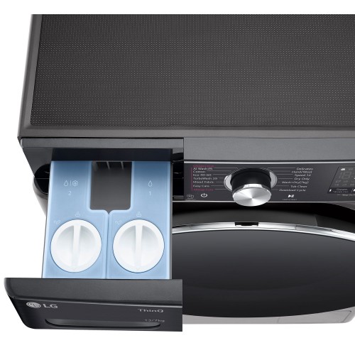 LG Πλυντήριο - Στεγνωτήριο Ρούχων D4R9513TPBC 13kg / 7kg Ατμού 1400 Στροφές